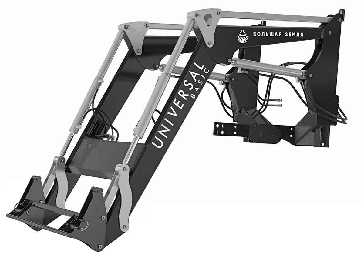 Universal basic. Универсал Базик погрузчик. Погрузчик навесной фронтальный универсал Basic. Универсал Basic г/п 1000 кг. Погрузчик универсал Basic большая земля.