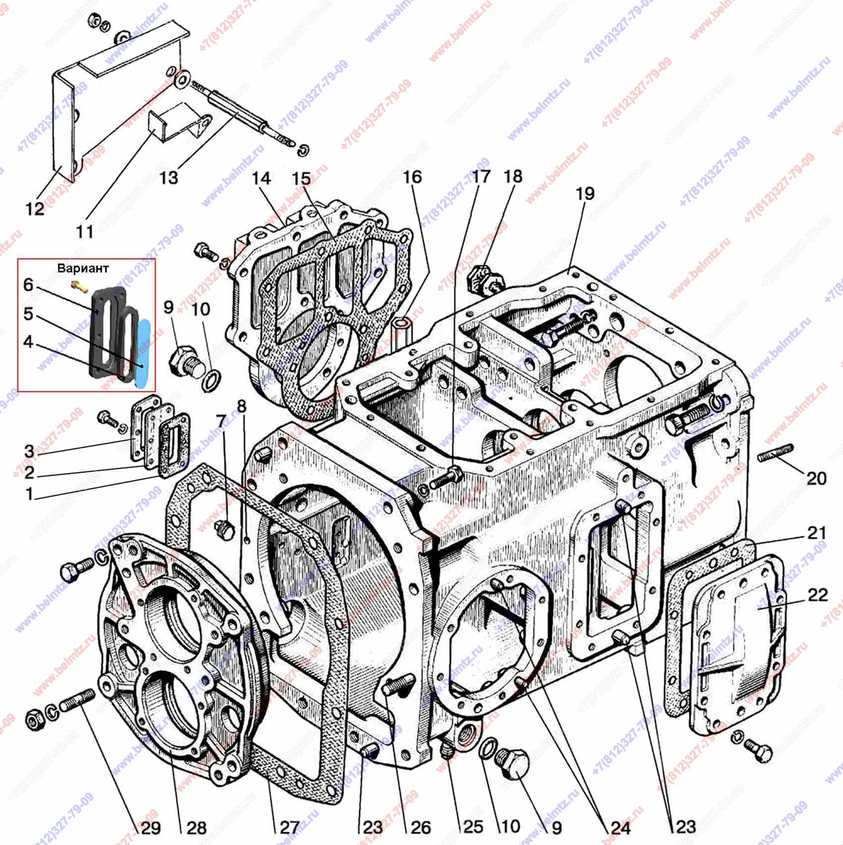 Коробка мтз 1221 схема