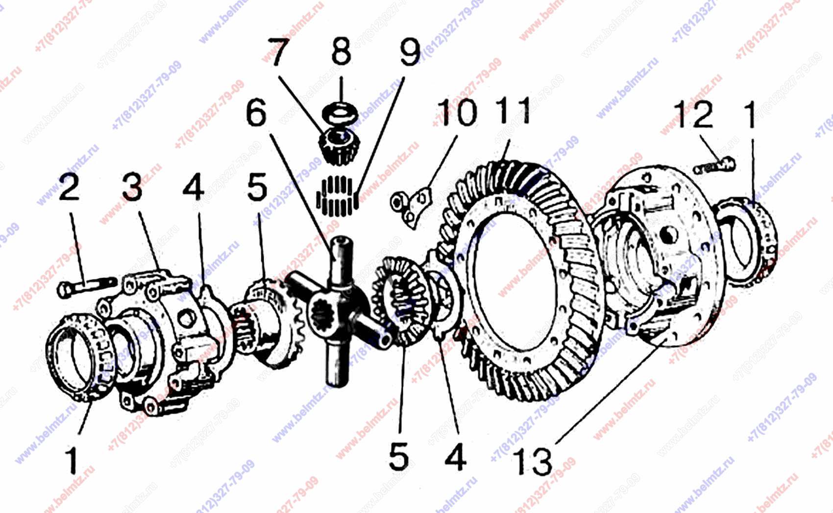 Схема переднего моста 1221. Подшипник дифференциала МТЗ 82 заднего моста. Дифференциал МТЗ 82 схема. Дифференциал МТЗ 82 заднего моста схема. Подшипник дифференциала МТЗ 82 переднего моста.