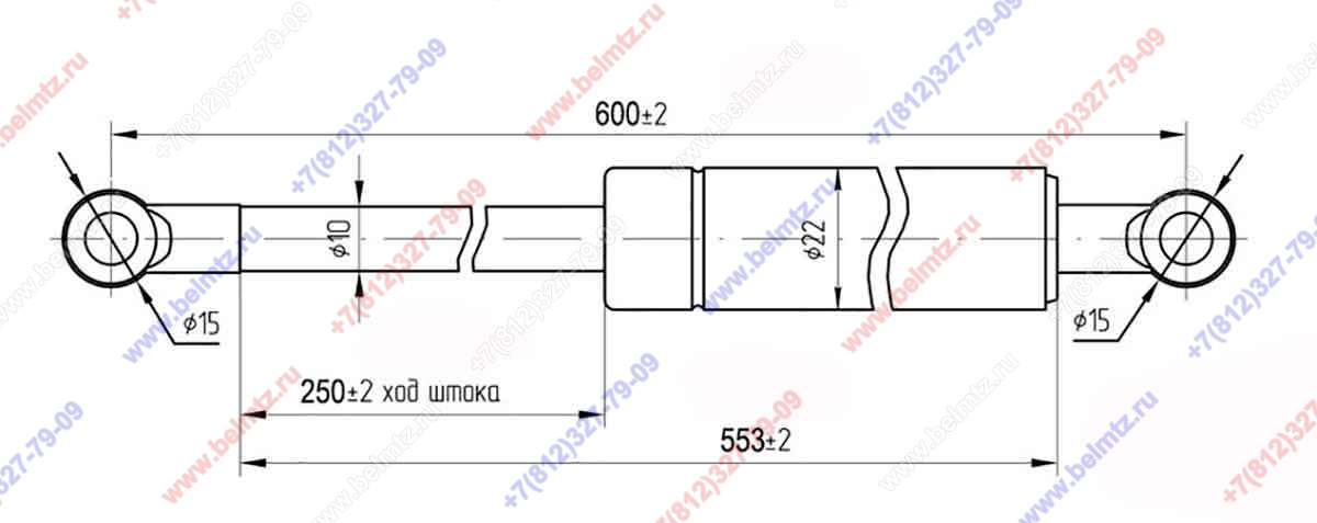 Пружина газовая 11.5.6308010