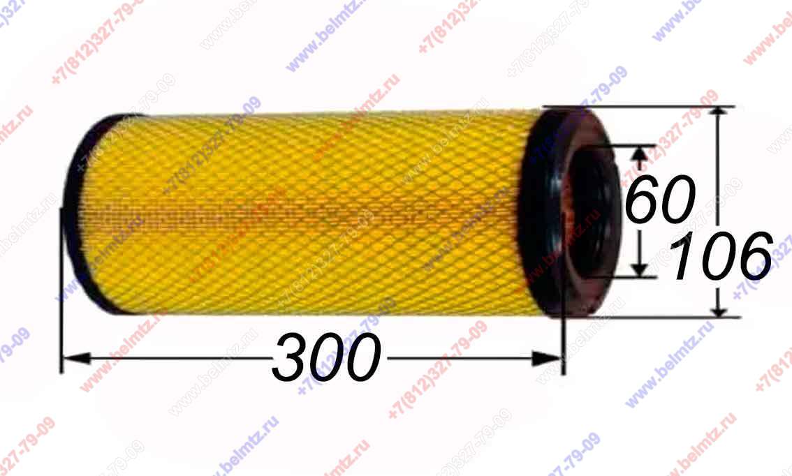 Фильтр Элемент воздушный DIFA 4386 МТЗ-320